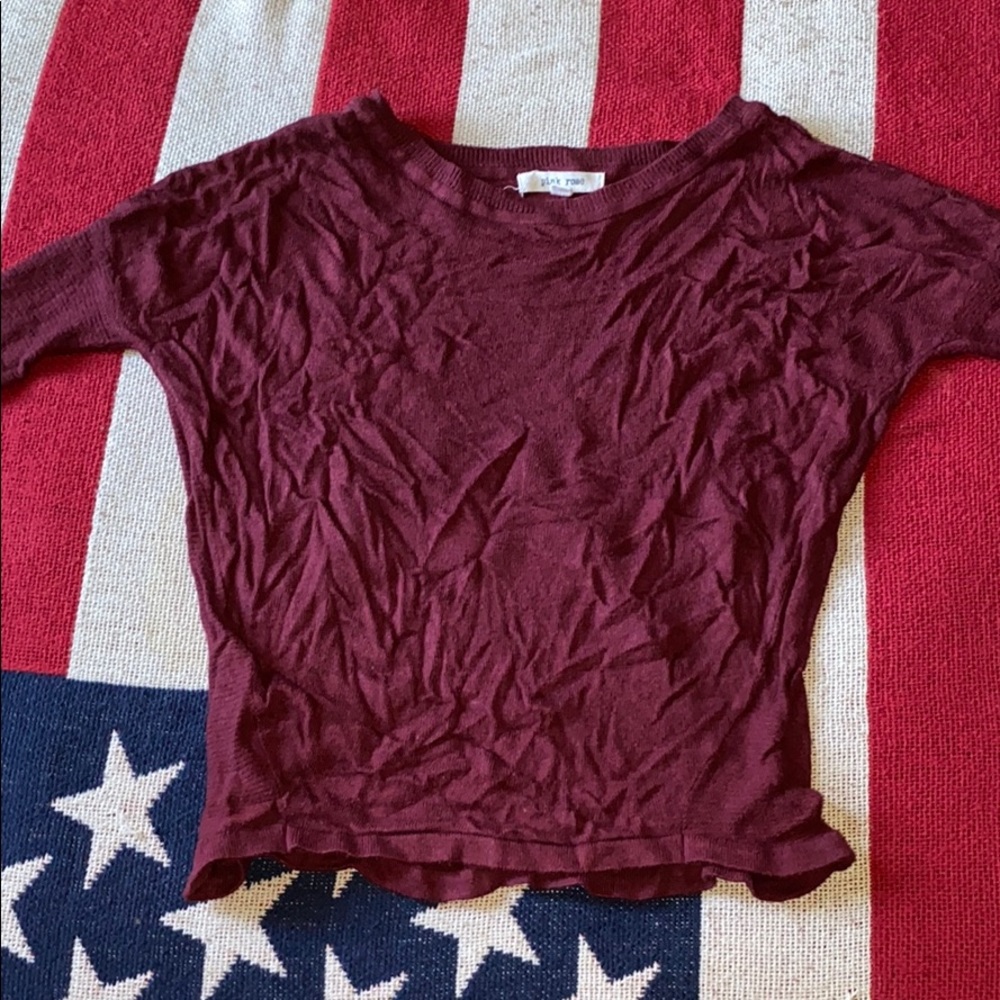 women’s pink rose long sleeve